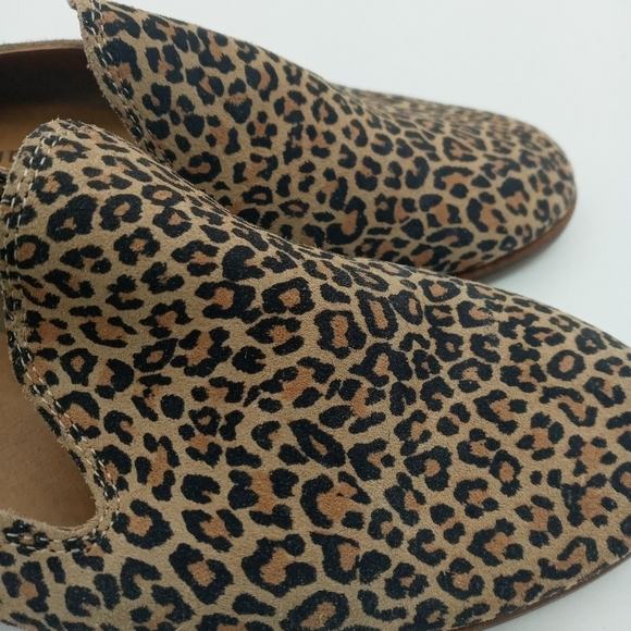 Lucky Brand Cahill Cheetah Print Soft Genuine Leather Upper Loafers 6 - Picture 5 of 9